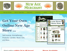 Tablet Screenshot of newagemerchant.com